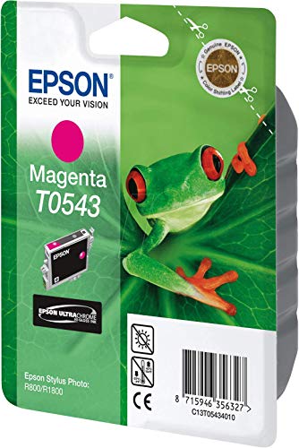 EPSON T0543 CARTOUCHE D'ENCRE D'ORIGINE POUR R800 R800R R1800 - vue 4