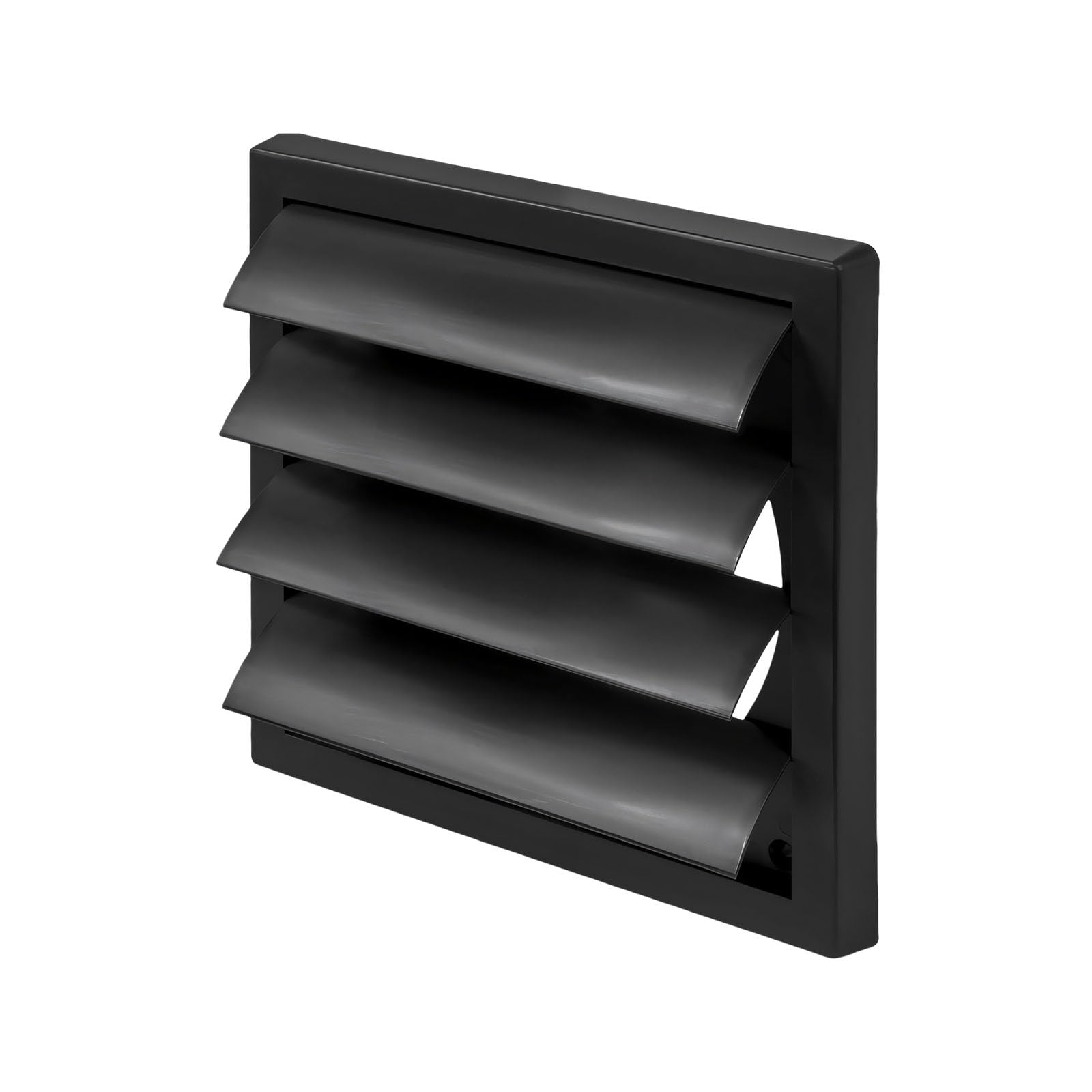 Laikoutd 4 Inches Upgrades Dryer Vent Cover With Louvered Grille & Flanges Outdoor Dryer Vent Hoods Abs For Weatherproof Protect Hailstorm Proof Outlet