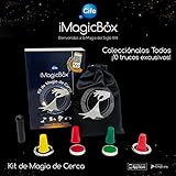 Entra a la APP y accede a 10 nuevos trucos de magia que amplían la experiencia de iMagicBox de Cife, con la que tendrás acceso a toda la Academia on-line y a la red social, en la que puedes compartir tus rutinas de magia, ver las de los más de 18.000 aprendices, más conocidos como “Wandies” y alcanzar el más alto de los niveles de magia, la varita negra.