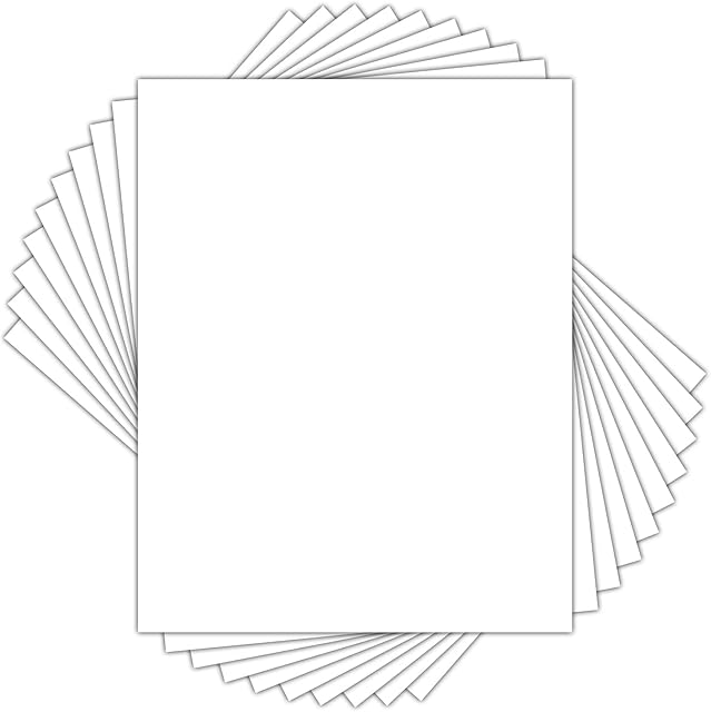 Golden State Art, Uncut 11x14 White Mats Matboards, Acid Free, for Photos, Frames, DIY Projects (10 Pack, 11x14 Inches)