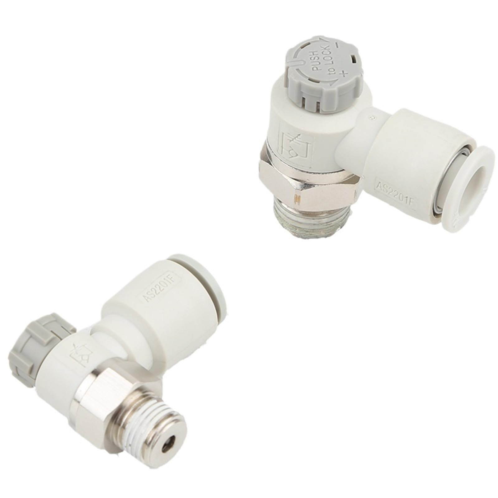 Elbow Fittings AS1201F Flow Control Valve Regulator Speed Gas AS2201-M5-04A/AS1201F-M5-04A(AS2201F-02-08SA)