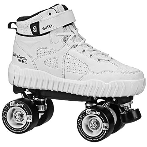 Roller Derby Elite Glidr Sneaker Skate Weiß/Schwarz Größe Herren 4/Damen 5 Cover