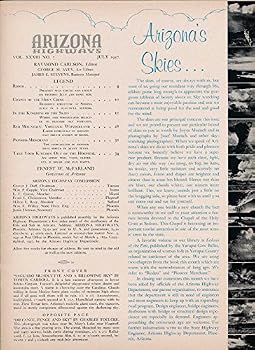 Paperback Arizona Highways, July 1957 (Vol. 33, No. 7) Book