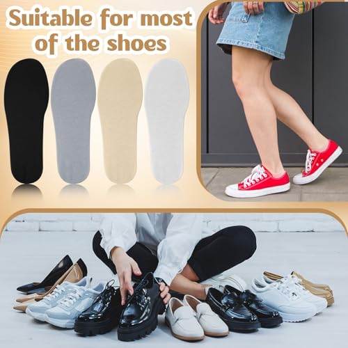 8 pares de cubreplantillas invisibles para mujer ultra finas miniatura 6