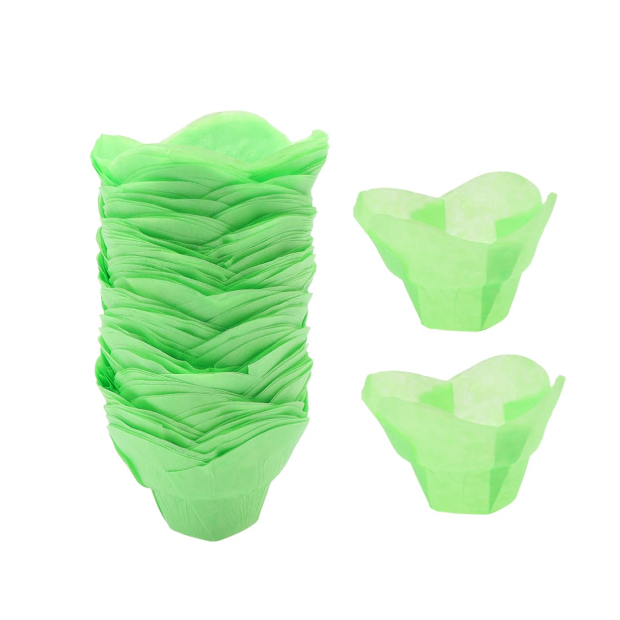 Amosfun 300 Pcs Moules À Muffins En Papier Mini Gobelets En Papier Pour Bonbons Doublure De Coupe De Gâteau En Tasse De Cuisson Doublure De Cupcake Mini De Muffins