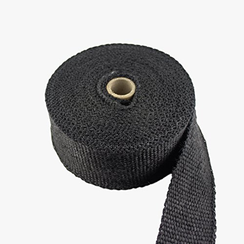 Image of JCP Heat-Resistant Header and Exhaust Pipe-Wrap Kit (Black, 2 inch Wide - 25ft)