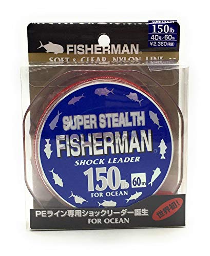 Fisherman Super Stealth Monofilament Shock Leader Line for Ocean Saltwater Fishing Line