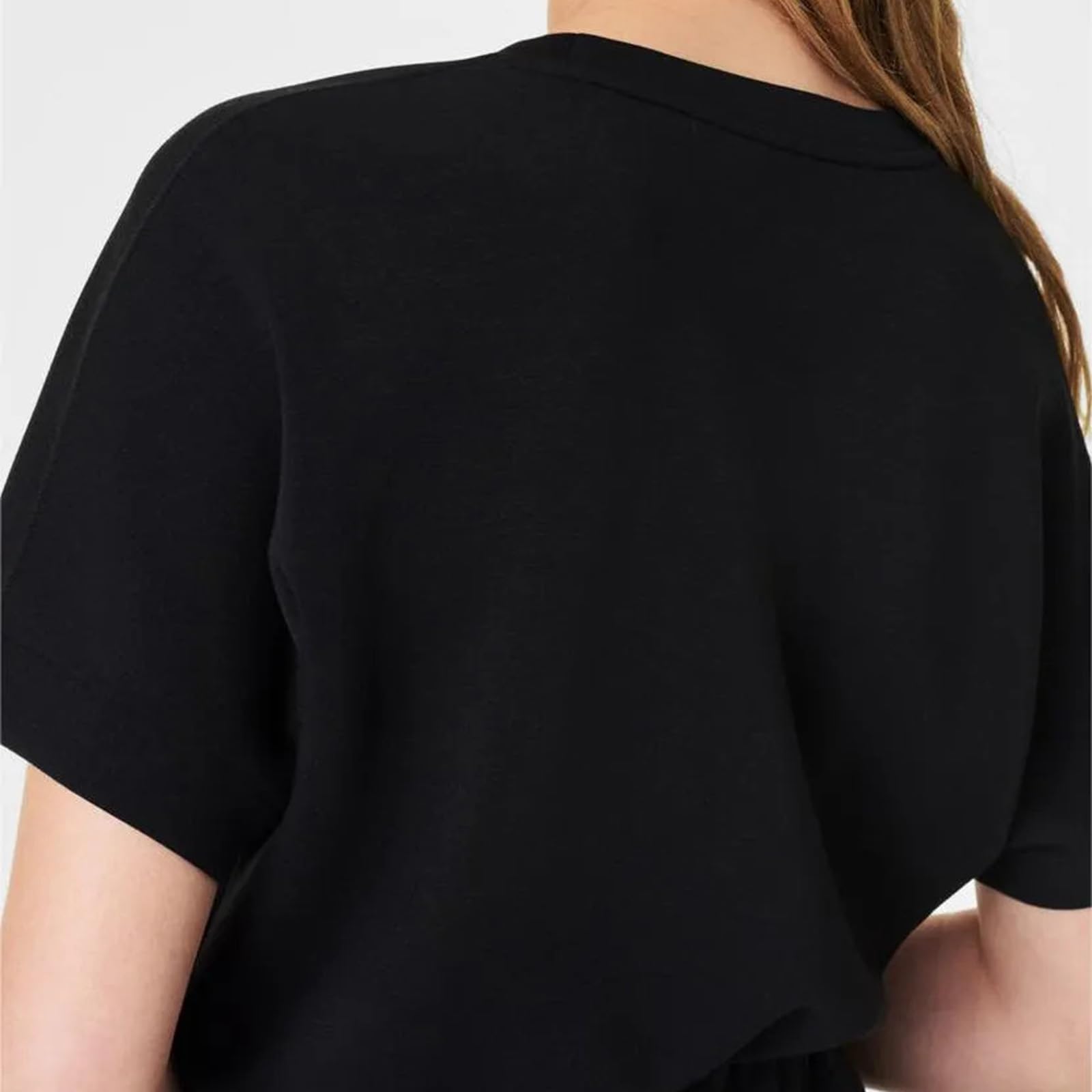 Vestido de Punto para Mujer | Cintura Ceñida con Bolsillos | Viajes de Verano | Ligero,Largo hasta la Rodilla