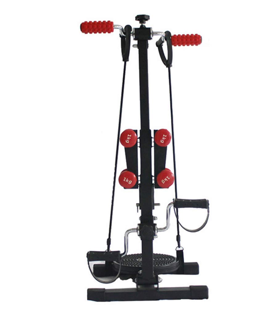 Vertical Climber Home Gym, Climbing Machine Cyclette, per Home Body Trainer Stepper Cardio, Allenamento Allenamento Impugnature Antiaderenti Gambe Braccia Addominali Polpaccio