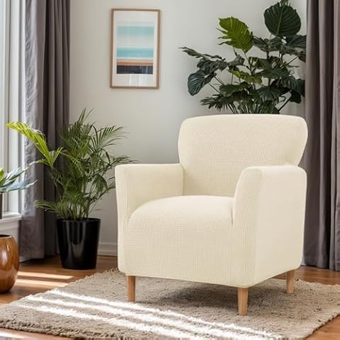 LiveGo Stretch Knit Armchair Slipcovers Cover