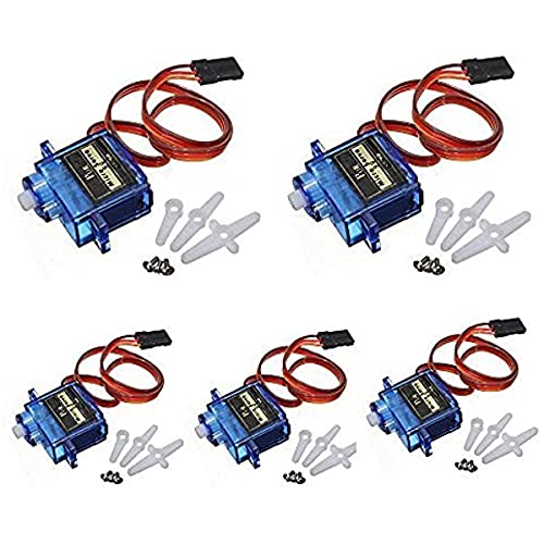 BAIAI SG90 Tower Pro Micro Servo Motor (Pack of 5) Motor Control Electronic Hobby Kit