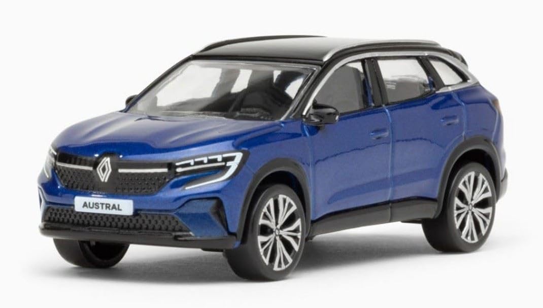 Renault Austral E-Tech 1:64 Scale Model Toy Car Miniature Die Cast Blue Genuine