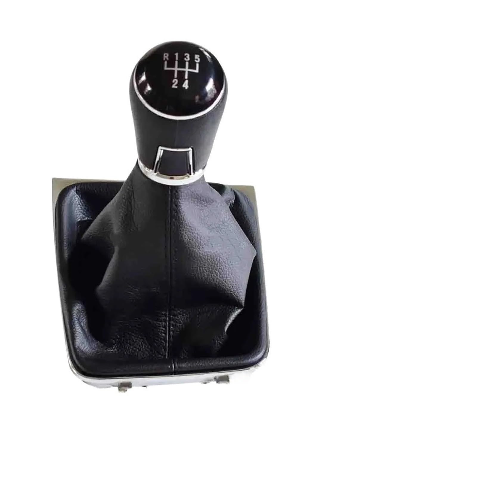 Neixlyi One Color Gear Stick Knobs Leather Shift Knob Assembly For Volkswagen For Vw For Golf 7 Mk7 (2013-2017) | Fits 5 & 6Speed Left-Hand Drive(5Speed)