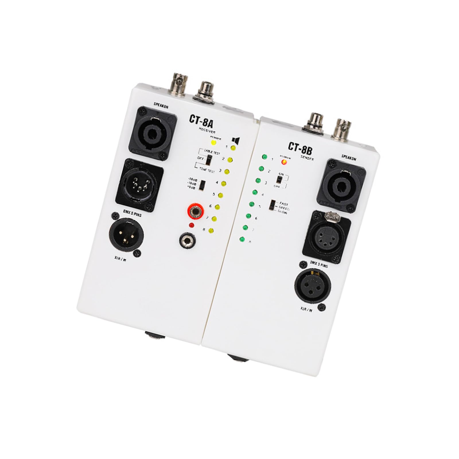 Detector de fallos de cable auditivo CT-8 soluciona cortes de audio en eventos en vivo 8