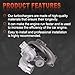 tycardor HT Turbocharger Compatible with Ford Escape Edge Fusion Lincoln MKC MKZ 2.0 Turbo 2017-2020 Replace 53039880416, 53039700416, F2GZ6K682C, F2GE9G438