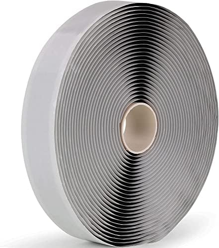 LLPT Butyl Seal Putty Tape Black 1 Inch x 33 Feet for Leak Proof RV Repair Window Glass Boat Sealing EPDM Roof Patching (BST233)