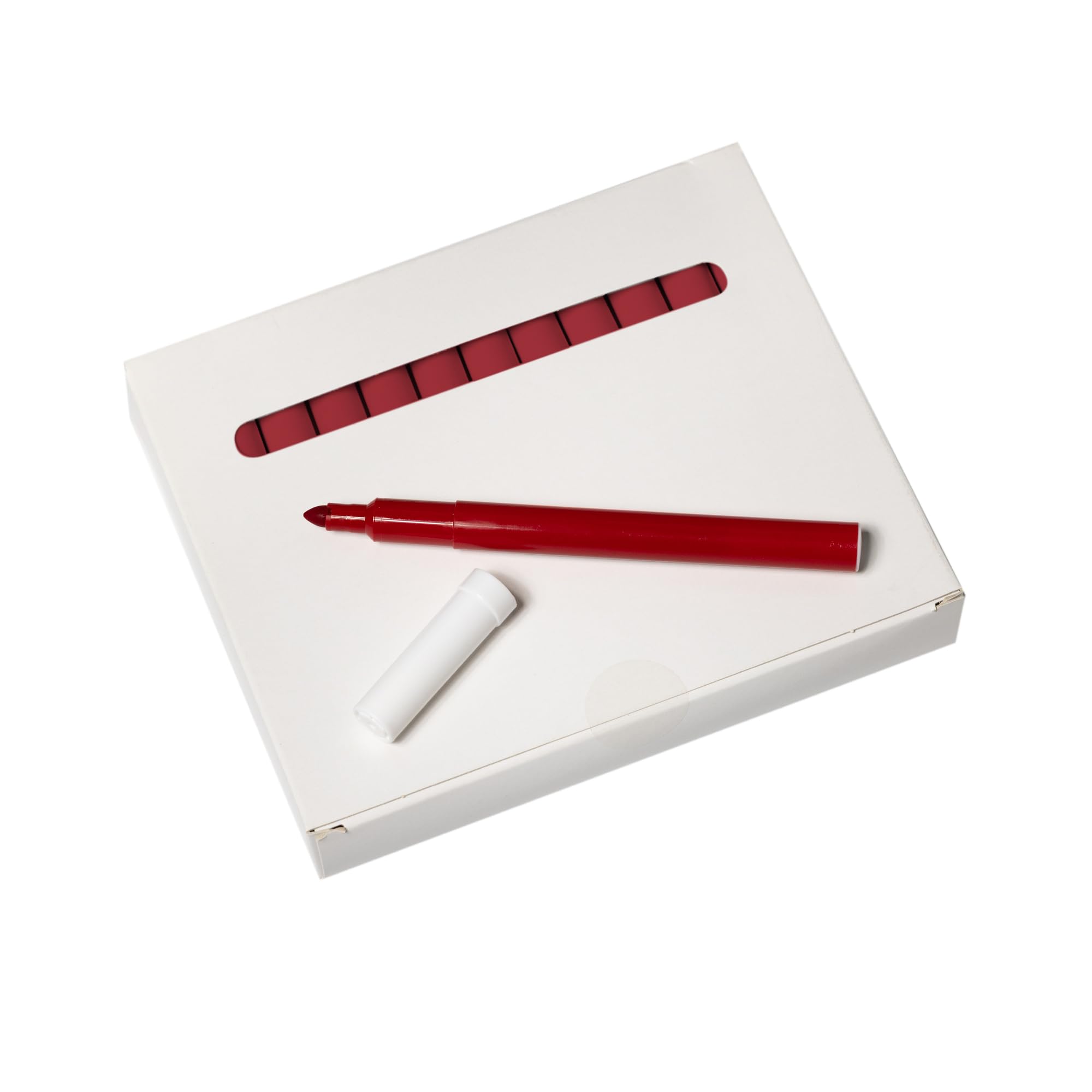 Crystals Club Supplies 24 Red Jumbo Markers Bingo Felt Marker