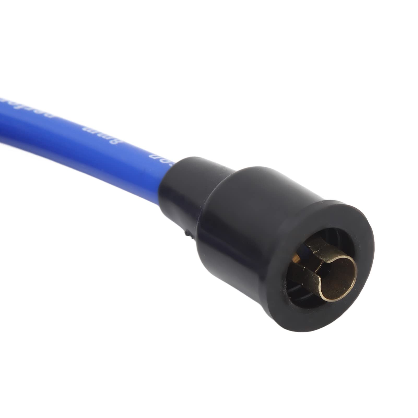 Filo per Candela, Accensione a Filo per Candela 8 Mm, Set di Cavi per Candela in Silicone Metallico Ad Alte Prestazioni di Ricambio per Auto D'epoca a 4 Cilindri (blu)