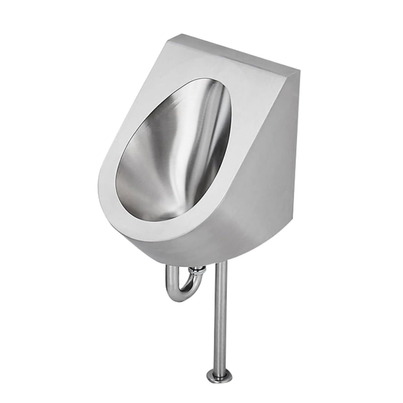 Orinal de pared de acero inoxidable 304 con acabado premium satinado