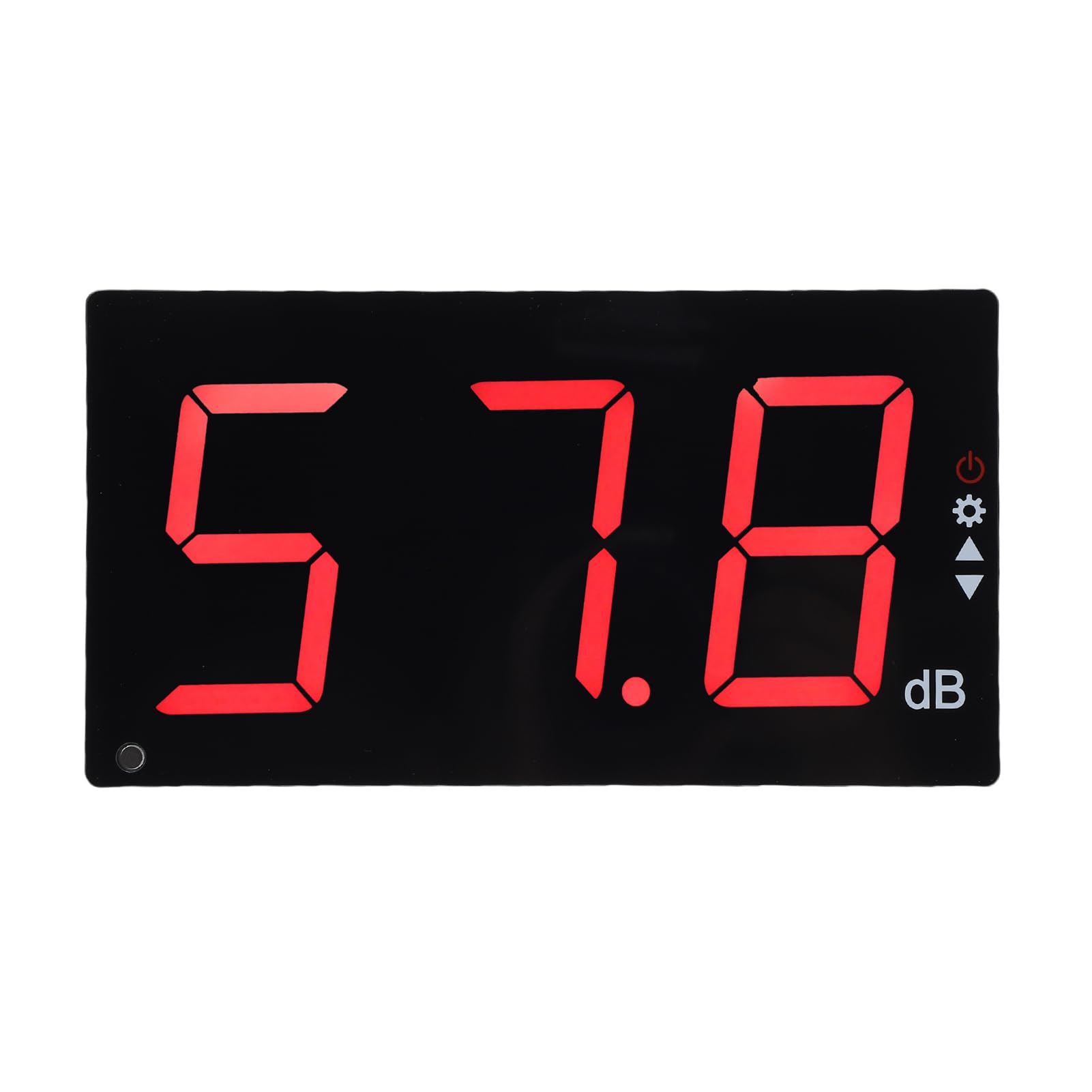 Generic Monitor de Decibelios Medidor de Ruido LED de 3,0" DB con Alarma, Medidor de Nivel de Sonido Industrial para Sitios de Construcción/oficinas