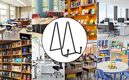 18 Pcs 4.5In Plate Stands For Display,Metal Plate Holders Display Stands Can Be Used For Picture Stand,Book Stands For Display,Plate Display Stands,Easel,Photo Frame Stands,Plaque Stands,Desktop Stand #TOP1