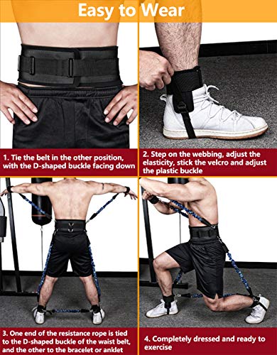 Widerstandsbänder Boxen Resistance Bands Boxing: Sfeexun Kampfsport Box Widerstandsbänder für Boxen Sport, Boxing Resistance Band für Kickboxen MMA, 300/200/150Lbs