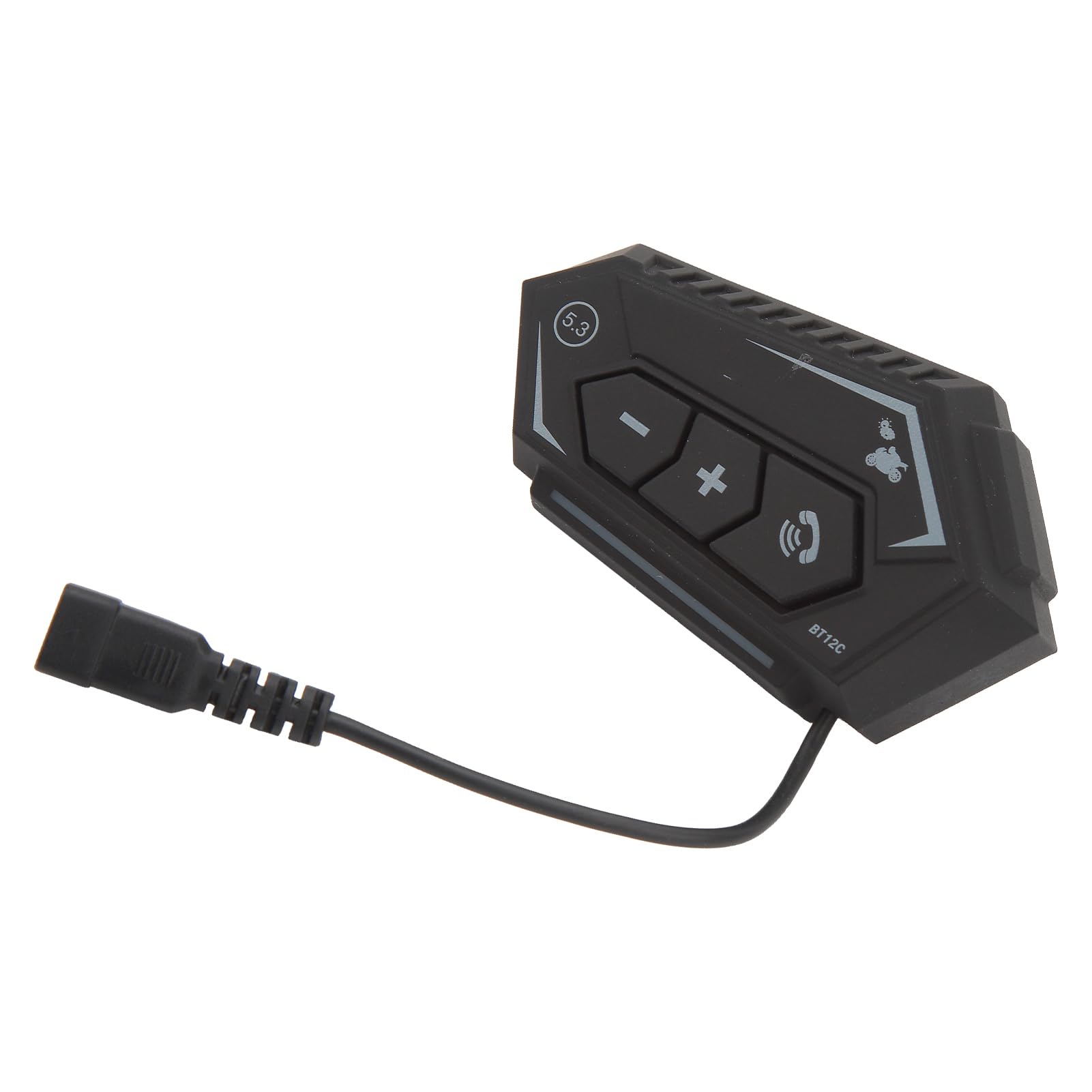 Auricolari per Moto Cuffie Impermeabili Wireless con Comando Vocale per Viaggi in Bicicletta Materiale ABS