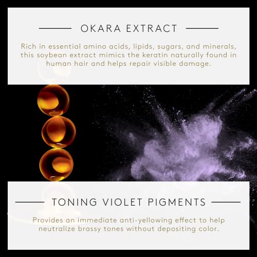 René Furterer Okara Silver Toning Conditioner - Purple Conditioner For Blonde, White, Grey & Silver Hair - Gentle #TOP2