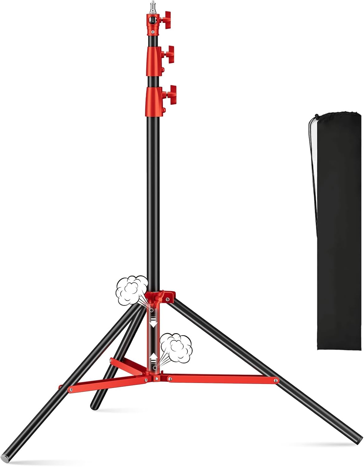 Heavy Duty Light Stand 9.1ft/280cm All Metal Tripod Stand Max Loading:10KG