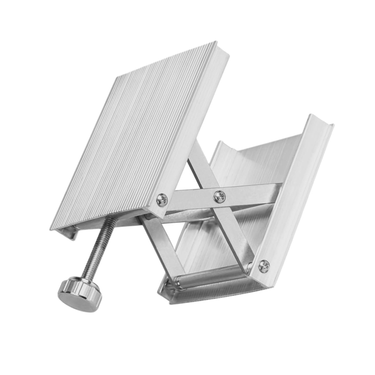 JECOMPRIS 1pc Aluminum Alloy Height Adjustable Lifting Stand Adjustable Stand for Level Instrument Adjustable Height Lift Bracket Metal Lift Bracket Silver