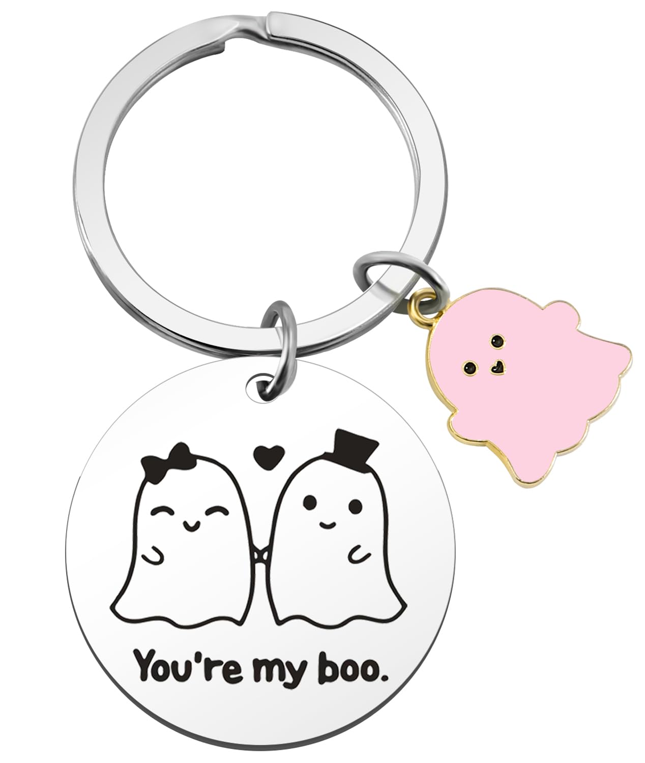 Halloween Boo Geschenk Set - Gruselige Geister Schlüsselanhänger Für Paare