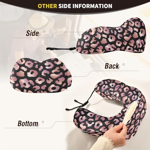 Almohada Espuma Viscoelástica Leopardo Rosa miniatura 5