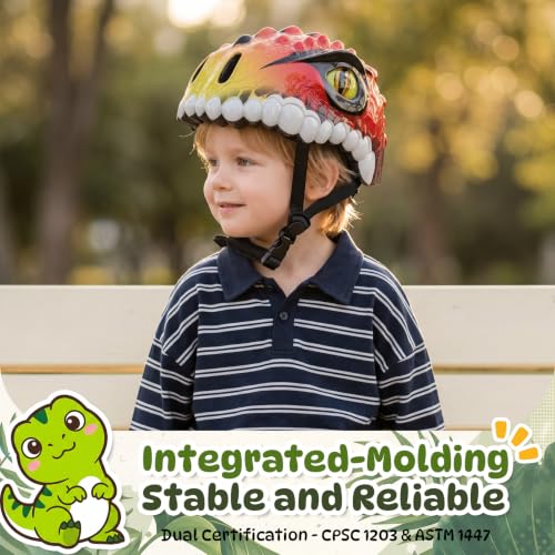 Image of Kids Toddler Bike Helmet, Adjustable and Multi-Sport for Child Boys and Girls, 2 Sizes