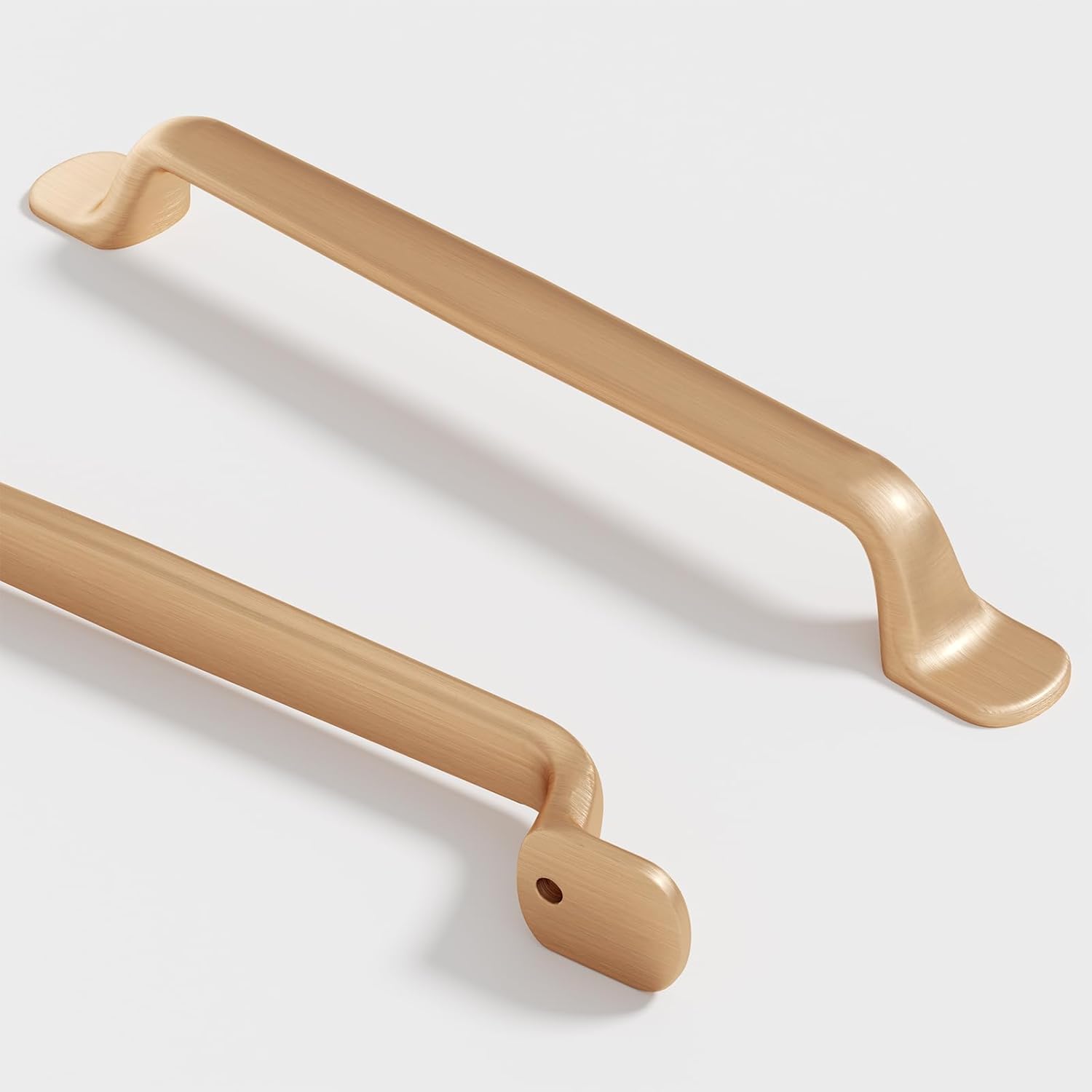 10 Pack 5"(128mm) Hole Center Champagne Bronze Kitchen Cupboard Handles, Cabinet Hardware Drawer Pulls, Drawer Wardrobe Handles, Kitchen Cabinet Door Handles Pull