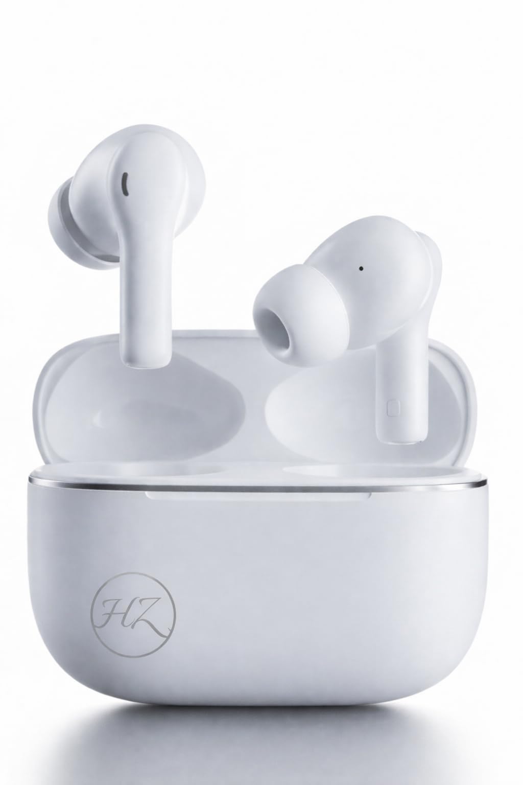 HZ Air (Gen2) Auriculares Inalámbricos con Cancelación Activa de Ruido (ANC),Driver de 13mm,Modo Transparencia, Bluetooth 5.4,Micrófono HD y Estuche de Carga Rápida (Blanco)