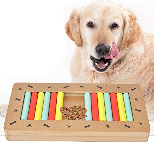 Brinquedo lento para animais de estimação, Brinquedo de madeira para animais de estimação, Proteção