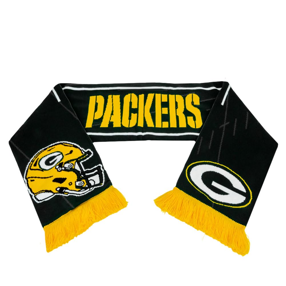Green Bay Packers Unisex Multicolored Winter Fan Scarf - Nfl