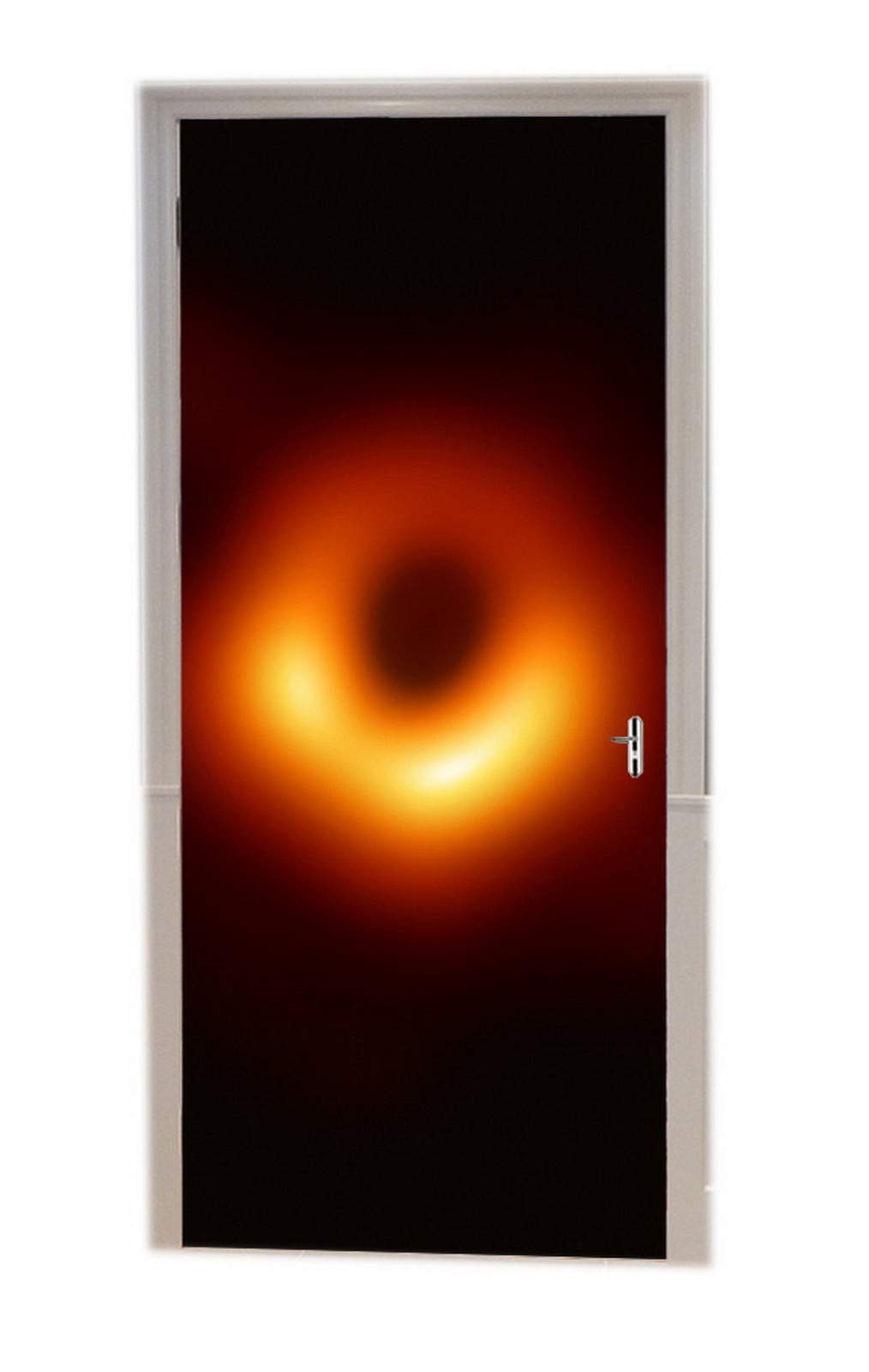 Adesivo Murale Porta 3D Spazio – Nuvole Colorate E Universo, Formato 77x200 Cm, PVC Vinile Impermeabile, Autoadesivo E Rimovibile, Per Porte E Pareti