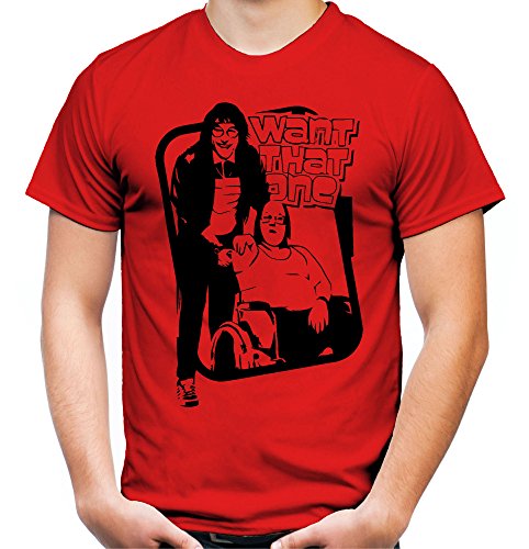 Little Britain Männer und Herren T-Shirt | Spruch USA Geschenk (XXL Rot)