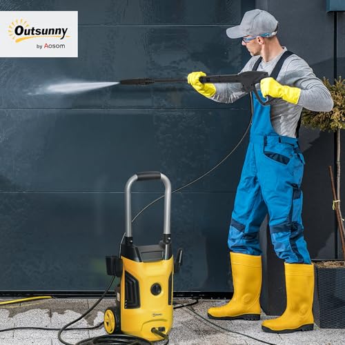 Outsunny 1800W High Pressure Washer with Adjustable Nozzle - Image 2