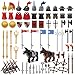 Feleph Medieval Weapons Pack for Knight Figures 10 Set of Ancient Kingdom Military Soldier Castle Equipment and Armor Toy Set Block Accessories Kit Compatible with All Major Brand
