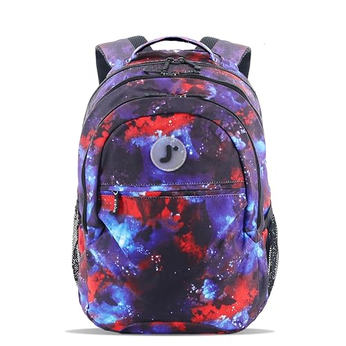 J World New York Cornelia School Backpack for Kids. Cute Womens Laptop Bookbag, Galaxy, 18 X 12.5 X 8 (H X W X D)