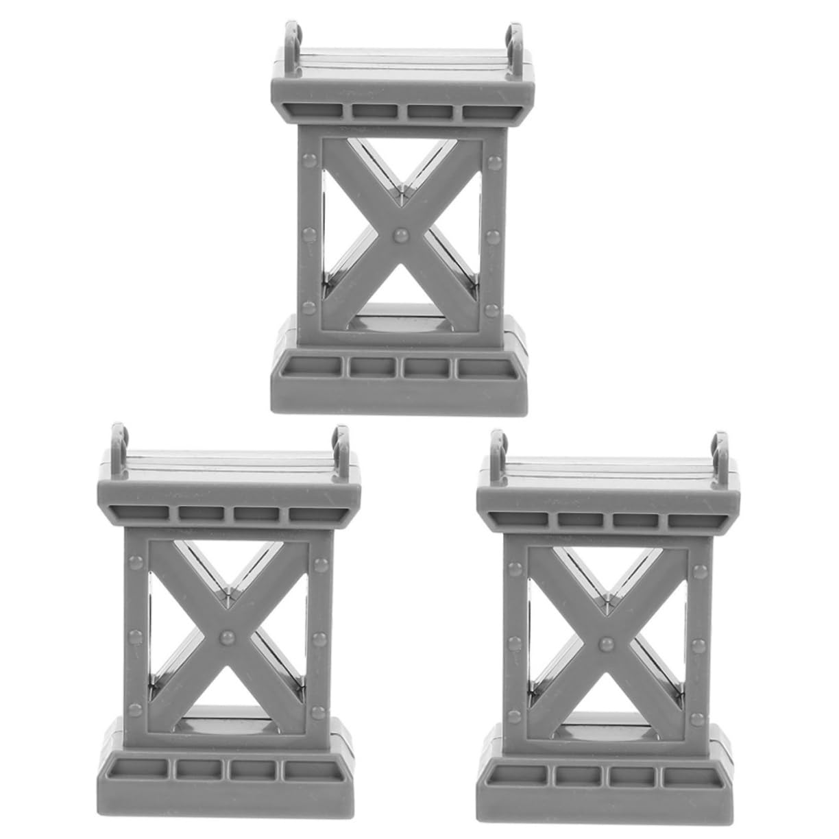 VICASKY Funny Bridge Pier Toy for Train Bridge DIY Model Railway Scenery Accessory Plastic Material Long-Lasting Use
