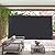 145" x 72" Retractable Side Awning,Waterproof & UV-Resistant,Folding Privacy Screen Room Divider Roll Up Balcony?Gray?