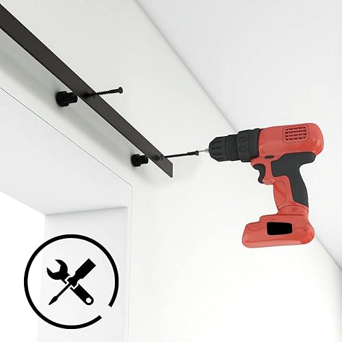 Miniatura 7 de LQKUMJG Kit de herrajes para puerta corrediza de granero de 6 pies para puerta de madera individual, suave y silenciosa, fácil de instalar, ajuste