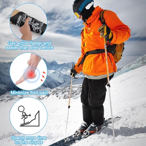 Calzador para esquí Gosknor en lámina resistente y ajustable para botas 6