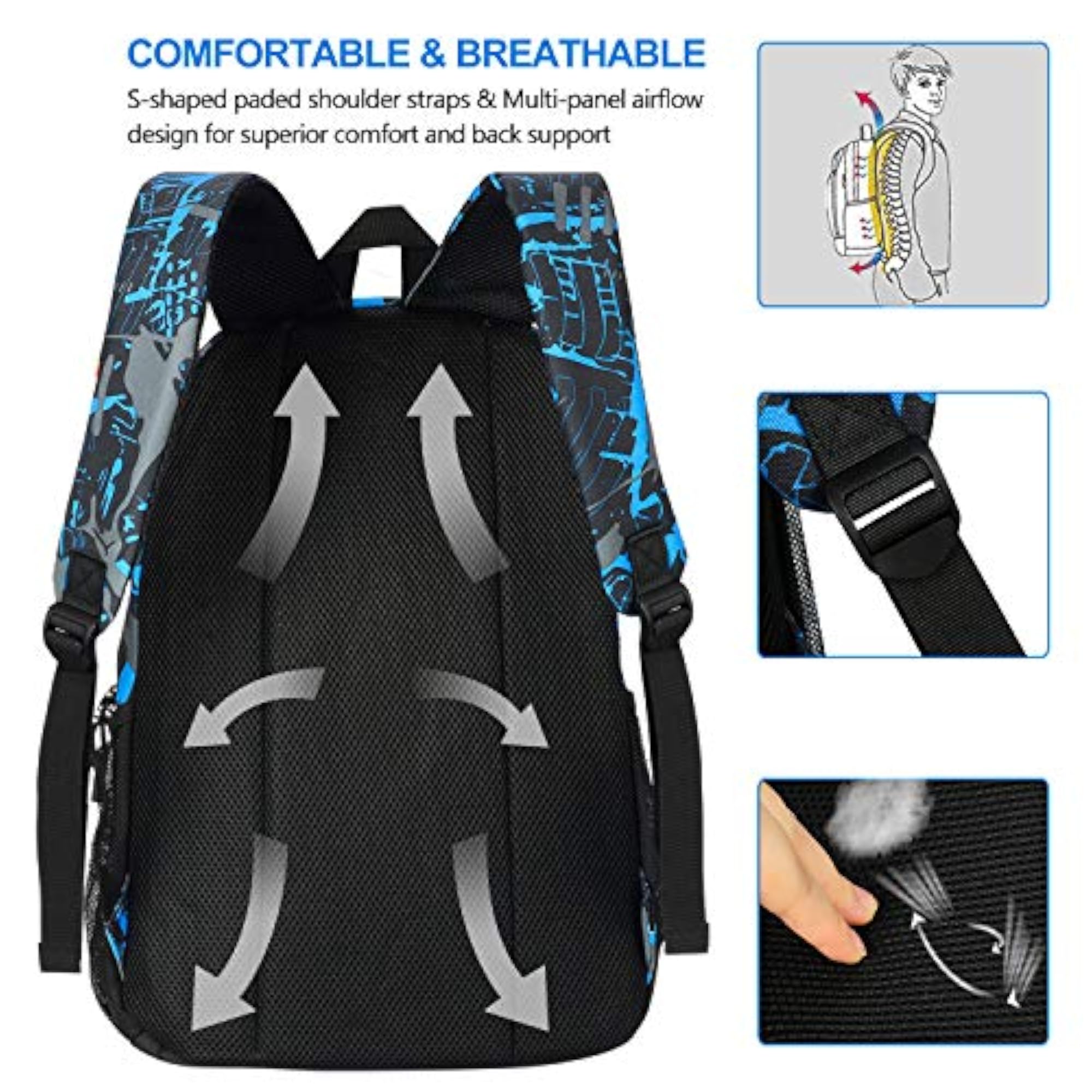 Good King Laptop Backpack for Boys, School Bag
