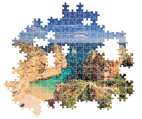 Puzzle Compact 1000 pièces : Baie d'Algarve Clementoni Puzzles - vue 5