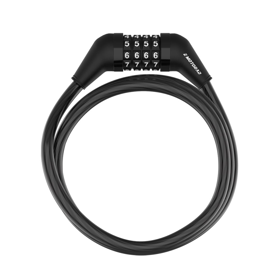 EMotorad FortKnox Lite Bicycle Lock | Multipurpose Bike/Cycle/Helmet Lock | Water-Resistant | 4-Digit Combination | Flexible Cable (B0DC72584R) Amazon Price History, Amazon Price Tracker