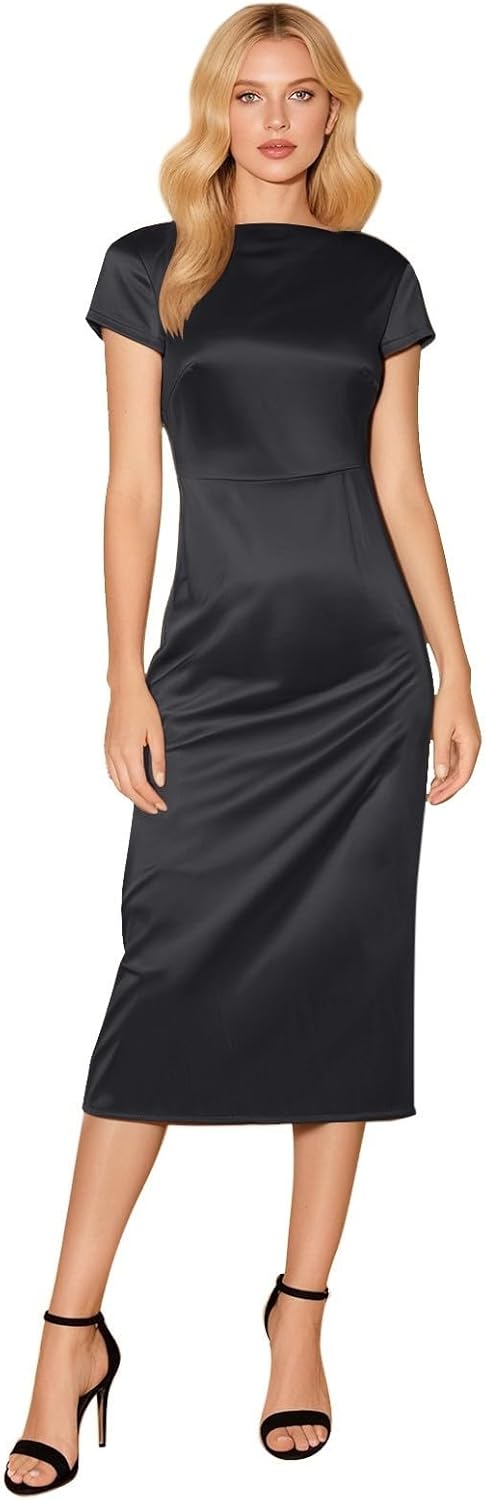 Ärmelloses Maxikleid Mit Offenem Rücken - Elegantes Abendkleid Für Hochzeiten & Festliche Anlässe